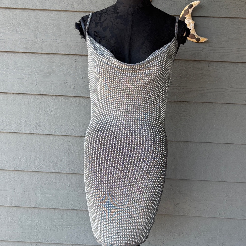 Hera Collection Silver Backless Dress